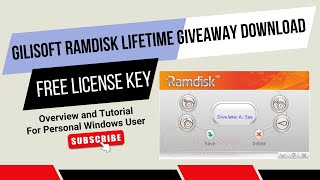 Boost Your PC Speed with Gilisoft RAMDisk 🚀 Lifetime Giveaway [upl. by Komsa]