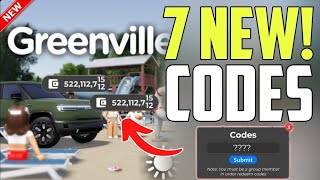 ⚠️All New⚠️ GREENVILLE CODES  GREENVILLE CODES 2024  CODES FOR GRENVILLE [upl. by Eitirahc905]