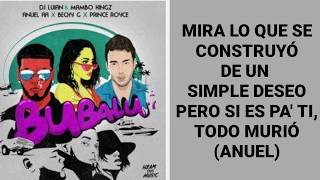 Anuel AA  Bubalu  Letra  Ft Becky G Prynce Royce [upl. by Lipps]