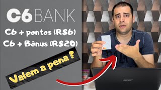 Planos do C6 Bank quotC6  pontosquot e quotC6  Bônusquot  Aceleradores  Valem a pena   Soldado Investidor [upl. by Werdnaed]