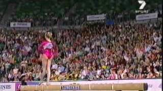 Nastia Liukin 2005 Worlds EF Beam [upl. by Mollee]