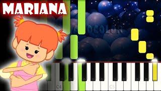 Mariana  Piano Cover  Tutorial  Karaoke [upl. by Iruam]