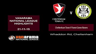 Cheltenham Town v Forest Green Rovers  National League Highlights [upl. by Aeneg]