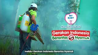 Gerakan Indonesia Berantas Nyamuk bersama MY BABY [upl. by Roxana]