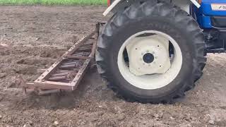 New holland 5620 Auto lift control settings  cultivators first time  modified [upl. by Stock]