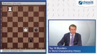 Top 10 Blunders in World Chess Championship History [upl. by Pacifica637]