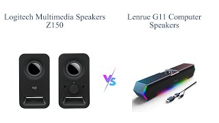 Logitech Z150 vs LENRUE G11 Computer Speakers 🎵🔊 [upl. by Einnig]