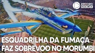 Esquadrilha da Fumaça faz sobrevoo no Morumbi [upl. by Nepsa]