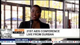 Ayanda Mhlongo on the AIDS conference in Durban [upl. by Bendicta982]