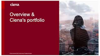 Ciena Corporation CIEN Q3 2024 Earnings Presentation [upl. by Tamera]