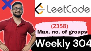 2358 Maximum Number of Groups Entering a Competition  Leetcode Weekly Contest 304 [upl. by Aicilaana]