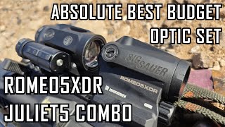 BEST BUDGET OPTIC SET SIG ROMEO5XDR AND JULIET5 COMBO [upl. by Annod536]