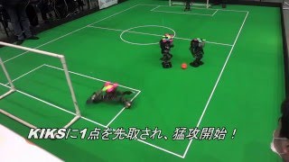 RoboCup Japan Open 2016 SSLHumanoid League [upl. by Xonk509]