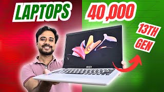 12th amp 13th Gen Only 🔥 Best Laptop Under 40000💥Top 5 Best Laptops Under Rs40000 In 2024 [upl. by Atteras]