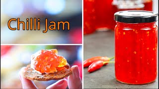 Chilli Jam The best homemade chilli jam Easy Step by Step [upl. by Milde139]