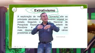 181  EXTRATIVISMO MINERAL  GEOGRAFIA DE RONDÔNIA  1º ANO EM  AULA 1812024 [upl. by Wivinah]