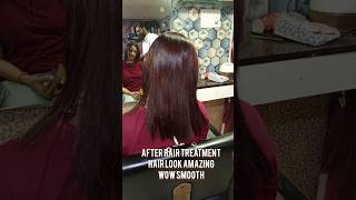 Loreal smoothing hair treatment styling video female anees family saloon laek  YouTube share💯 [upl. by Gnues584]