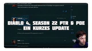 Kurze Updates zu Diablo 4 S22 PTR amp PoE [upl. by Silenay980]