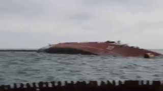 Ukraine War  Russian navy sinks ship in Crimea Ukraine [upl. by Micro]