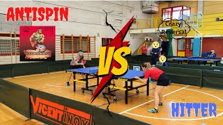 ANTISPIN VS HITTER 😱  STORKRAFT DERMATERIALSPEZIALIST  TABLE TENNIS CHAMPIONSHIP MATCH [upl. by Vincent]