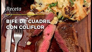 RECETA  Bife de cuadril con coliflor cebolla y chauchas  Pedro Lambertini [upl. by Odnamla]