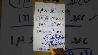 microsecond to nanosecond [upl. by Tinaret]