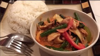 Cw Nana Red Curry Chicken ແກງແດງໄກ່  Ghang Dang Ghai [upl. by Odrick]