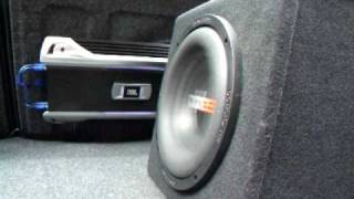 powerbass S10 amp JBL GTO 1004e bassotronic  bass I love you [upl. by Itsrejk921]