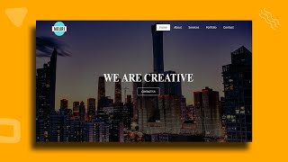 How to Create a Website using HTML and CSS  Homepage Design [upl. by Rehpotsirh]