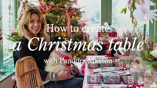 How to Create a Christmas Table  Tutorial [upl. by Nafets27]