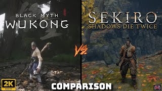 Black Myth Wukong VS Sekiro Shadows Die Twice  Comparison  RTX 2050 [upl. by Dohsar]