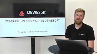 Combustion analyzer demo in DewesoftX data acquisition software [upl. by Brott]