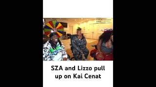 SZA and Lizzo pull up on Kai Cenat [upl. by Tia591]