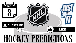 NHL PREDICTIONS TODAY 1132024  FREE PICKS ALL GAMES [upl. by Ettenom]