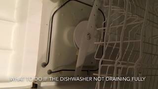 Dishwasher not draining properlyKetan Deshpande Minnesota [upl. by Meri]