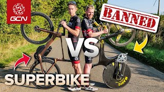 Can We Beat A Bike So Fast It Was Banned  Lotus 110 Vs Modern Superbike [upl. by Lehteb35]