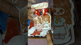 Packing Order Handkerchief stickers squishy Freegift cute girls trending diy 🥰😊😍 [upl. by Jasper482]