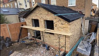 London extension build  Ep 37  The roof is covered [upl. by Yrennalf]