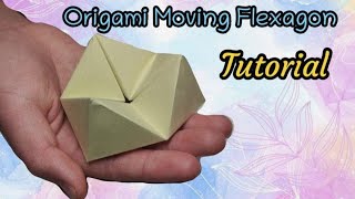 Origami Moving Flexagon Tutorial  DIY Together [upl. by Afas]