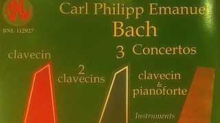 CPE BACH Concerto for harpsichord Wq 27 H 433  Allegro [upl. by Lyon]