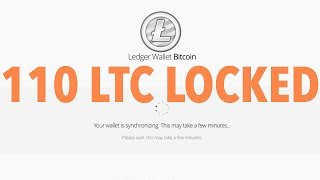 Ledger Nano S Litecoin Wallet Not Working  Unable To Access 110 Litecoin Worth 6380 [upl. by Imarej630]