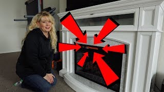 How to put together an Oak Infrared Quartz Electric Fireplace 2022 [upl. by Zola180]