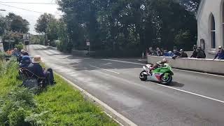 Manx Grand Prix 2024  Barregarrow crossroads [upl. by Ahtnamys]