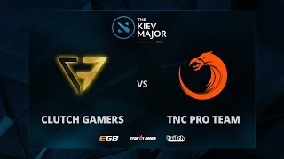 Clutch Gamers vs TNC Pro Team Game 1 The Kiev Major SEA Main Qualifiers Playoff [upl. by Leesen]