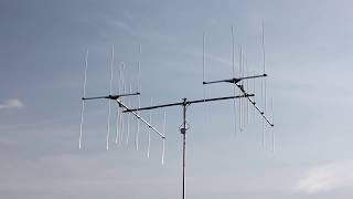 FMDX 2× 9el Yagi Antenna with a rotator [upl. by Sylado413]