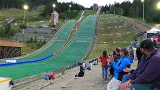 France  Courchevel  Ski Jump Summer GrandPrix 2024 [upl. by Grearson]