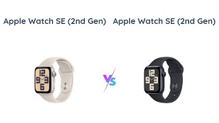 Apple Watch SE 2nd Gen 🕒 Starlight vs Midnight Comparison 🌟 [upl. by Beatrice7]