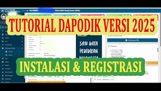 Tutorial Dapodik  Instalasi dan Registrasi Dapodik 2025 [upl. by Herwin]