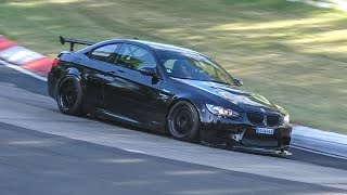 505HP 44L Stroker E92 M3 Schirmer GT on the Nurburgring Nordschleife [upl. by Clim]