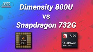 DIMENSITY 800U vs SNAPDRAGON 732G  PUBG TEST  Antutu 8 Geekbench 51 Which one is Better [upl. by Alleoj]